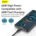 Pikkukuva 3 / 11: Baseus Type-C Superior series fast charging data cable 66W (11V/6A) 2m Black (CATYS-A01)