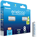 Miniatyrbillede 3 af 4: Rechargeable batteries PANASONIC ENELOOP AA 2000 mAh 8 szt (BK-3MCDE/8HH)