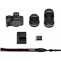 Miniatyrbilde 10 av 11: Canon | Megapixel 24.1 MP | Image stabilizer | ISO sensitivity (max) 256000 | Wi-Fi | Video recording | Manual | CMOS | Black