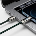 Miniatyrbilde 11 av 11: USB-C cable for Lightning Baseus Display, PD, 20W, 2m (green)