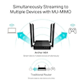 Miniatyrbilde 3 av 4: TP-Link ARCHER A64 wireless router Gigabit Ethernet Dual-band (2.4 GHz / 5 GHz) Black
