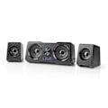 Pikkukuva 1 / 4: Nedis GSPR21022BK Gaming Speaker 2.2 with USB power supply / 3.5 mm / 48W / LED