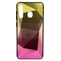 Miniatyrbillede 3 af 3: Mocco Stone Ombre Back Case Silicone Case With gradient Color For Samsung A705 Galaxy A70 Yellow - Pink