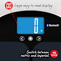 Miniatyrbillede 6 af 7: Salter 9192 BK3R Curve Bluetooth Smart Analyser Bathroom Scale black