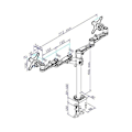 Miniatyrbillede 2 af 4: Neomounts FPMA-D935D mounting kit - full-motion - for 2 LCD displays - silver