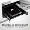 Miniatyrbillede 2 af 7: CORSAIR Dual SSD Mounting Bracket - hard drive bracket