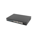 Miniatyrbillede 2 af 7: Lanberg Switch rack 19" POE+ 16x 100MB /2X COMBO  GIGABIT ETHERNET 250W