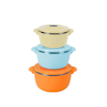 Miniatyrbillede 1 af 7: SET 3CASEROLE TERMICE 2+4+6L,BELLY ORANG