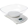 Pikkukuva 1 / 3: Adler AD 3137 Kitchen scales, Capacity 5 kg , Graduation 1g, Big LCD Display, Auto-zero/Auto-off, Large bowl, White | Adler | Adler AD 3137 | Maximum