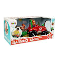 Pikkukuva 4 / 4: Tractor with a trailer, animals for babies, batteries, lights, sound