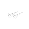 Miniatyrbillede 6 af 6: ETA | Hand mixer | Crema II ETA005290000 | Hand Mixer | 300 W | Number of speeds 5 | Turbo mode | White/Grey