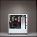 Miniatyrbillede 1 af 11: Corsair | Tempered Glass Mid-Tower ATX Case | iCUE 4000X RGB | Side window | White | Mid-Tower | Power supply included No | ATX
