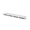Pikkukuva 1 / 5: LANBERG PPU5-0024-S Patch Panel 24 port 0.5U cat. 5e grey