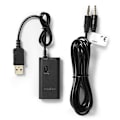 Miniatyrbilde 4 av 4: NEDIS bezdrátový audio vysílač/ Bluetooth 3.0/ až 2 sluchátka/ 3,5mm jack/ USB/ černý