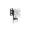 Pikkukuva 3 / 6: Lanberg Closed-loop thermostat 10A for rack cabinets with 19" ear and terminal block, gray | Lanberg