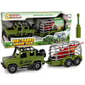 Miniatyrbild 1 av 7: DIY Green Dinosaur Terrain Transporter Car