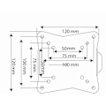 Miniatyrbillede 3 af 3: Nedis Bracket for TV 13-27 " / 30kg