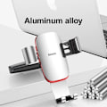 Miniatyrbilde 7 av 8: SUPORT AUTO Baseus Metal Age Gravity pt. SmartPhone, fixare in suport CD/DVD player auto, argintiu "SUYL-J0S" - 6953156291515