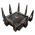 Miniatyrbillede 1 af 3: GT-AX11000 Tri-band WiFi Gaming Router | ROG Rapture | 802.11ax | 4804+1148 Mbit/s | 10/100/1000 Mbit/s | Ethernet LAN (RJ-45) ports 4 | Mesh Support