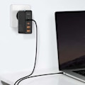 Miniatyrbillede 10 af 11: Baseus GaN2 Pro Quick Travel Charger 2x USB / 2x USB-C / 100W