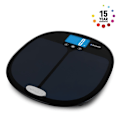 Miniatyrbillede 5 af 7: Salter 9192 BK3R Curve Bluetooth Smart Analyser Bathroom Scale black