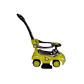 Pikkukuva 4 / 11: Toddlers Ride On Push Along with Parent Handle Mega Car 3in1 Yellow