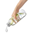Miniatyrbillede 1 af 10: Xavax To Go Glass Bottle, 1l, with Protective Sleeve, Loop, for Carbonated & Hot/Cold
