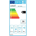 Pikkukuva 1 / 2: CATA | Hood | GC DUAL A 75 XGBK | Canopy | Energy efficiency class A | Width 79.2 cm | 820 m³/h | Touch control | LED | Black glass