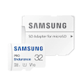 Miniatyrbillede 1 af 6: Memory card Samsung PRO Endurance microSD Card (2022), 32GB, Adapter