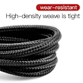 Miniatyrbillede 5 af 11: Baseus Lightning Cafule Cable, 2A, 3m Gray/Black (CALKLF-RG1)