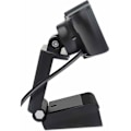 Miniatyrbilde 5 av 5: Manhattan USB Webcam, Two Megapixels (Clearance Pricing), 1080p Full HD, USB-A, Integrated Microphone, Adjustable Clip Base, 30 frame per second, Blac