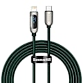 Miniatyrbilde 7 av 11: USB-C cable for Lightning Baseus Display, PD, 20W, 2m (green)