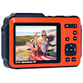 Pikkukuva 5 / 6: Rollei Sportsline 64 Selfie/ 64 MPix/ 16x zoom/ 2,8" LCD+ 2"LCD/ 4K video/ Voděodolný 5m/ Oranžový