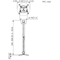 Miniatyrbillede 3 af 6: Vogels | Projector Ceiling mount | Turn, Tilt | Silver