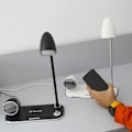 Miniatyrbillede 6 af 6: Tellur Nostalgia Wireless Desk Charger, Bluetooth Speaker, Desk Lamp black
