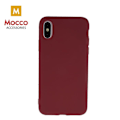 Pikkukuva 2 / 3: Mocco Ultra Slim Soft Matte 0.3 mm Silicone Case for Samsung Galaxy A21 Dark Red