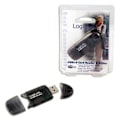 Pikkukuva 1 / 4: Logilink | Cardreader USB 2.0 Stick external for MMC, RS-MMC, SD and SD HC