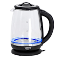 Miniatyrbillede 7 af 7: Camry | Kettle | CR 1290 | Standard | 2200 W | 2 L | Plastic/glass | 360° rotational base | Black/Transparent