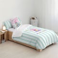 Miniatyrbillede 2 af 3: Play Fabrics Dynetæppe Med Knapper Bear Hugs Til Seng På 80 140x200 Cm