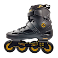 Miniatyrbillede 2 af 5: Krf Inline Skøjter Freeskate Angel 4x80 Sort EU 40