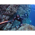 Miniatyrbillede 6 af 8: C4 Spearfishing Jakke Carbon Rock 5 Mm Sort 4