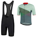 Pikkukuva 1 / 3: Rogelli Lyhythihainen Jersey-ja Bib-shortsisetti Power Spike Musta L Mies