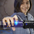 Miniatyrbillede 9 af 10: Star Wars Lichtsværd Forge Kyber Core Darksaber Elektronisk Lyssværd Transparent