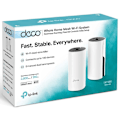 Pikkukuva 3 / 5: Tp-link Ac Deco M4 1200 Koko Koti Mesh Wifi Järjestelmä 2 Yksiköt Valkoinen