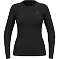 Miniatyrbillede 3 af 6: Odlo Merino 200 Langærmet Baselayer Sort XS Kvinde