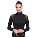 Miniatyrbillede 1 af 2: Cavalliera Langærmet T-shirt Felicity Sort S