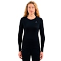 Miniatyrbillede 1 af 6: Odlo Merino 200 Langærmet Baselayer Sort XS Kvinde