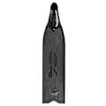 Miniatyrbillede 2 af 3: C4 Mb001 25 Harpunfiskefinner Sort EU 40-41