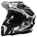 Miniatyrbillede 1 af 3: Ls2 Mx701 Explorer Alter Fullface-hjelm Hvid 3XL