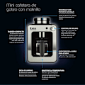 Miniatyrbild 3 av 7: Tm Electron Mini Drip Kaffebryggare Tmpcf020s Silver One Size / EU Plug